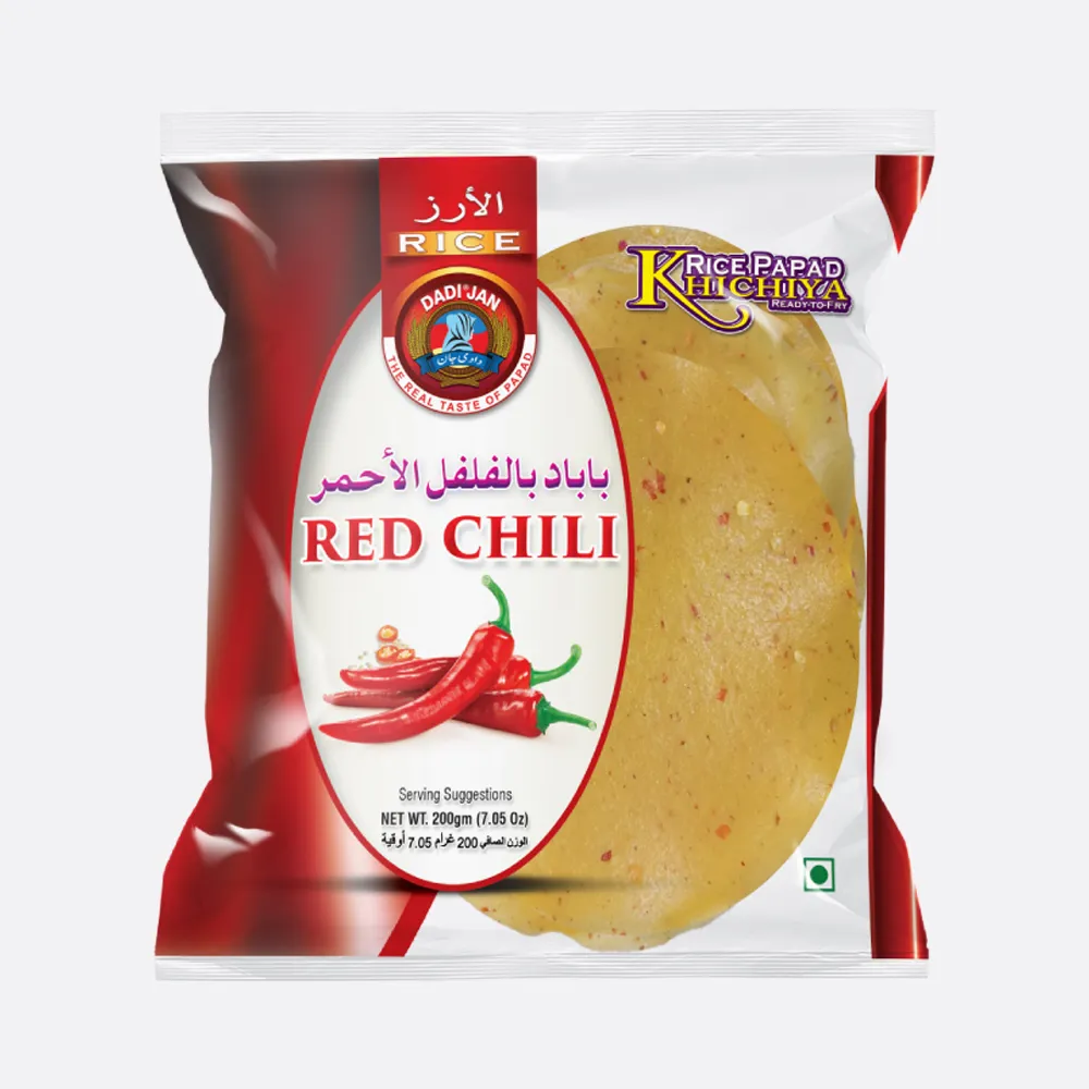 Khichiya Rice Papad Red Chilli