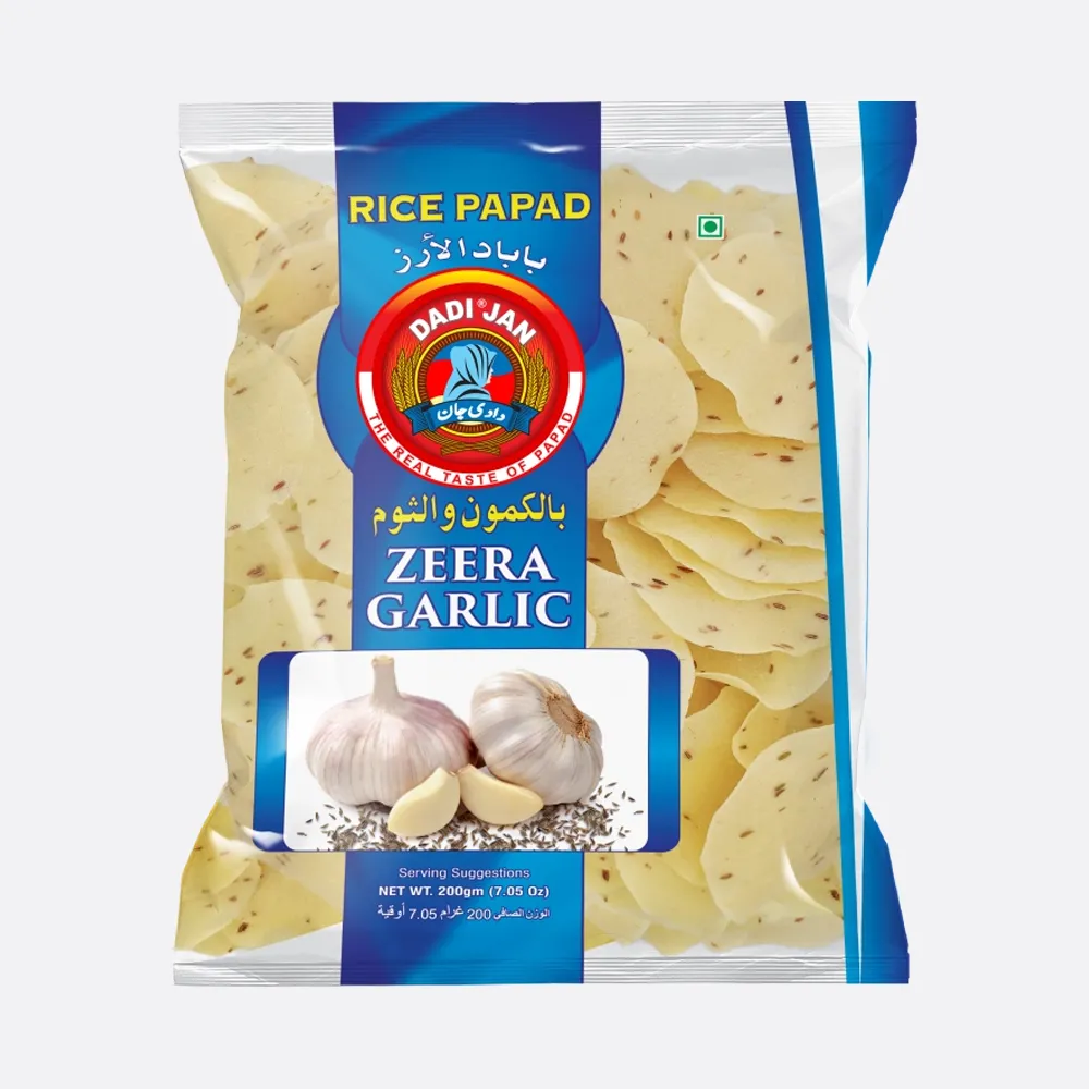 Rice Papad Zeera Garlic