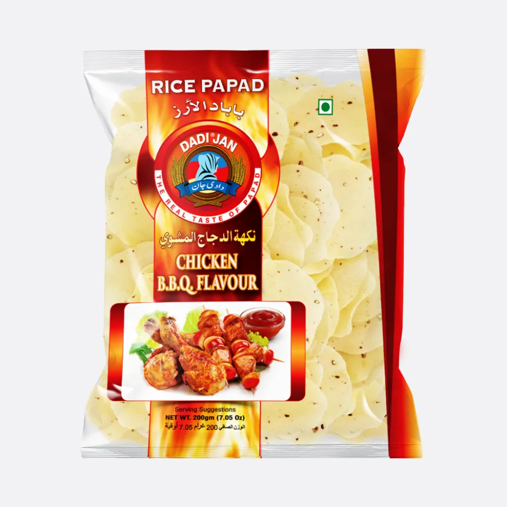 Dadi Jan Rice Papad Chicken B.B.Q Flavour