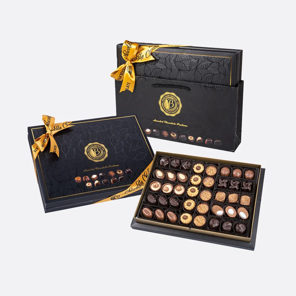 Bolci Pralines Black Floral Box