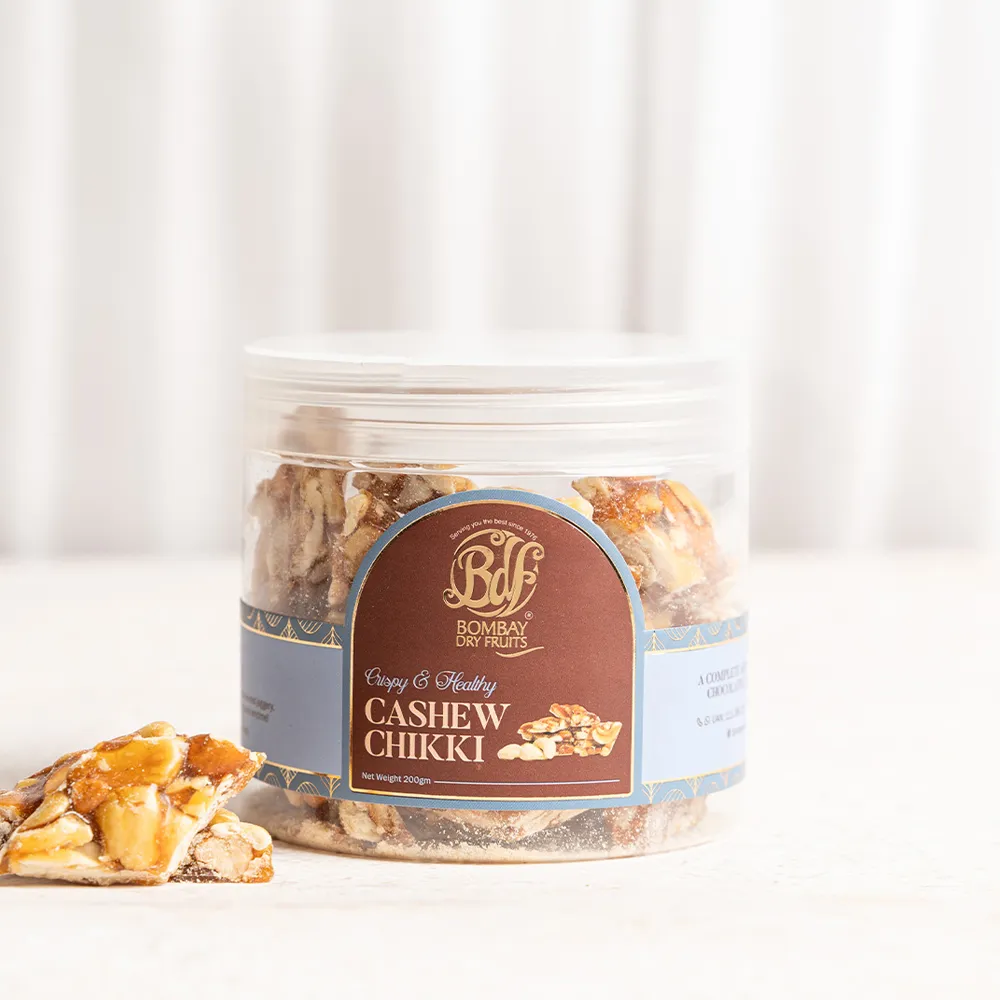 Premium Cashew Chikki Jar