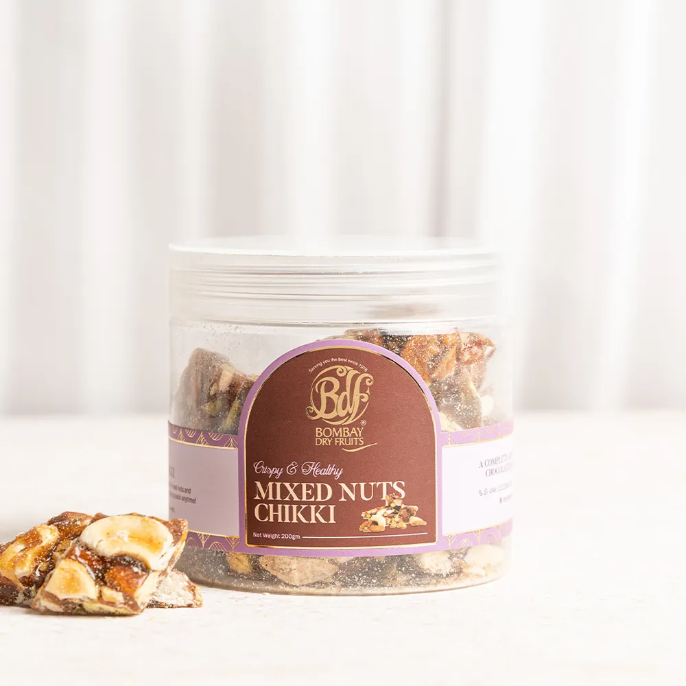 Premium Mix Dry Fruits Chikki Jar
