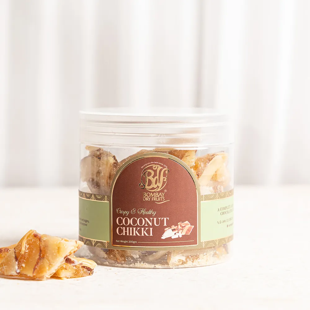 Premium Coconut Chikki Jar