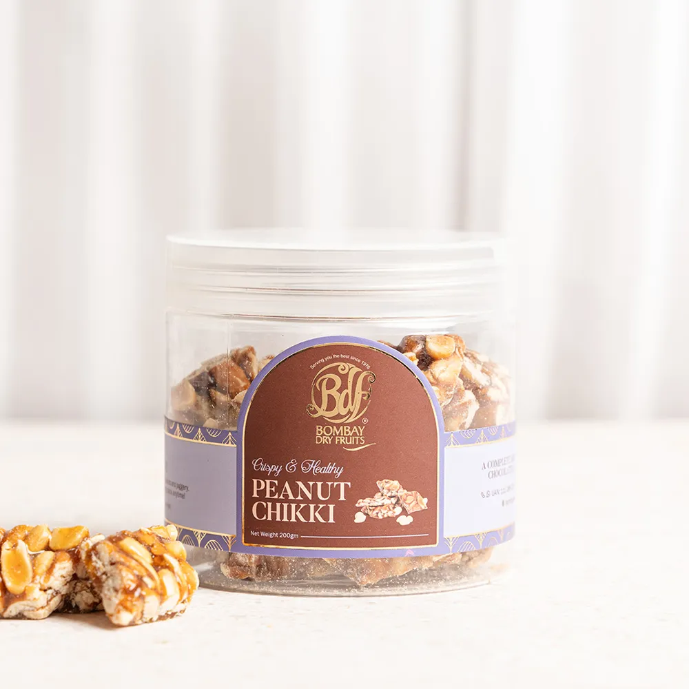 Premium Peanut Chikki Jar