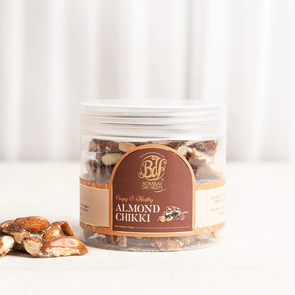 Premium Almond Chikki Jar