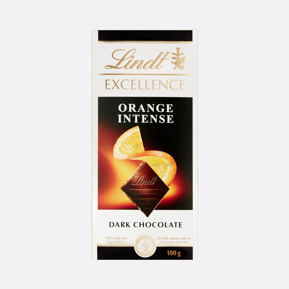Lindt Excellence Orange Intense Dark Chocolate