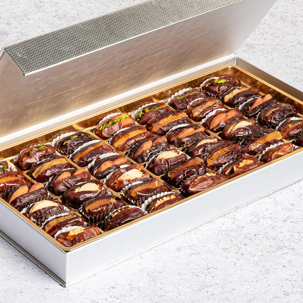 Elite Selection Dates Box (Silver) 42 Pcs
