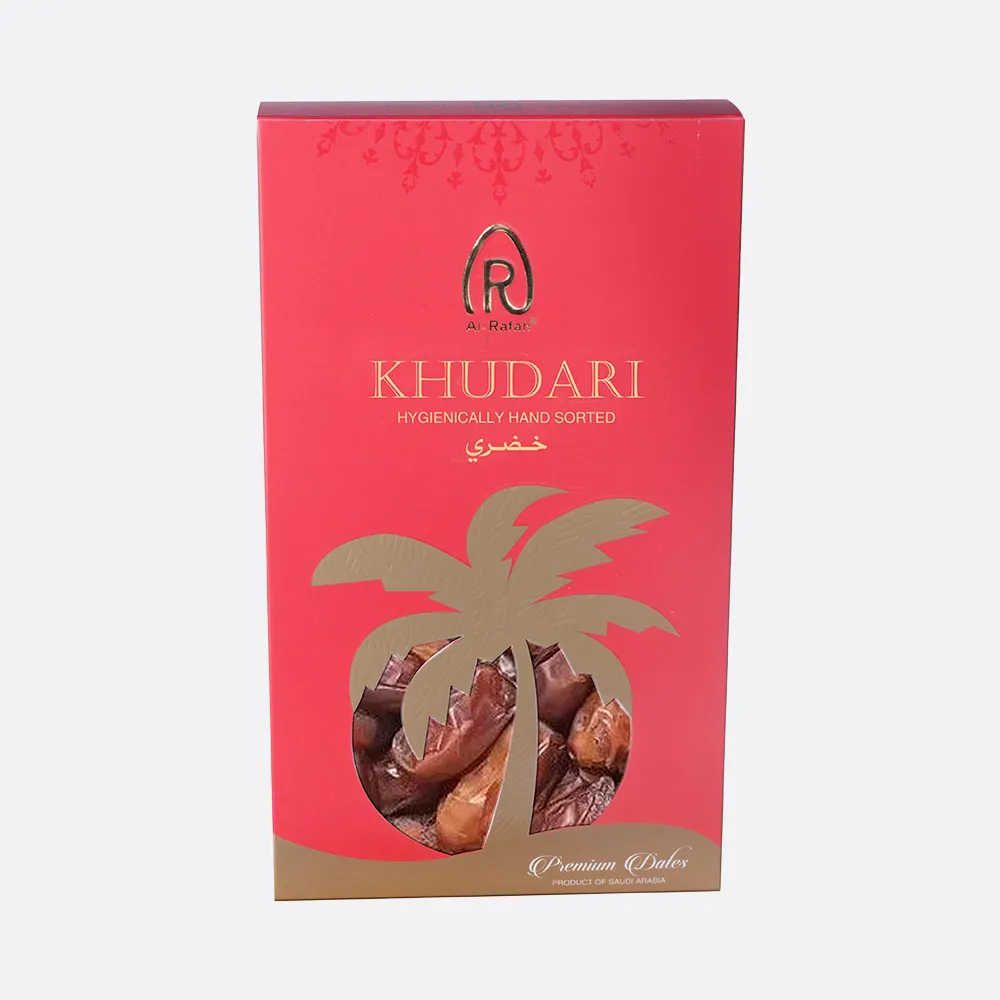 Al-Rafah Khudari Hygienically Hand Sorted Premium Dates Rectangle Gift Box