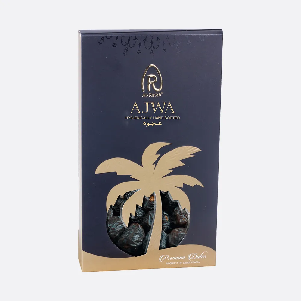 Al-Rafah Ajwa Hygienically Hand Sorted Premium Dates Rectangle Gift Box