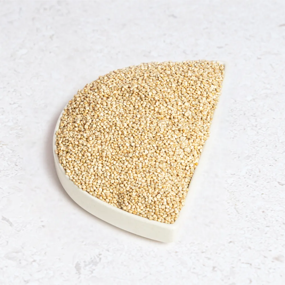 225g pack of quinoa seeds from Bombay Dry Fruits in Pakistan high in protein fiber and iron