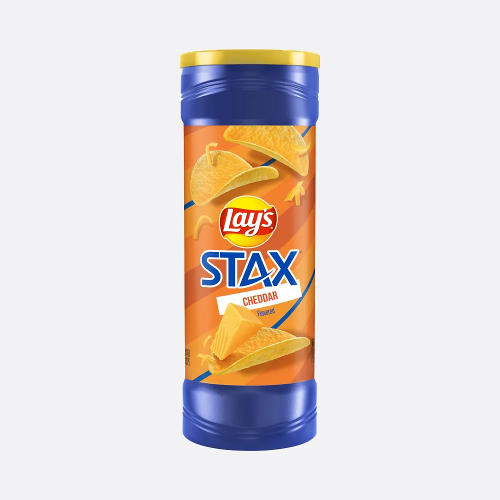 Lay's Stax Cheddar Flavored Potato Crisps