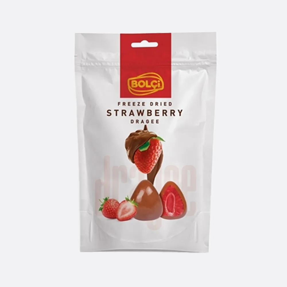Bolci Dried Strawberry Milk Chocolate Covered