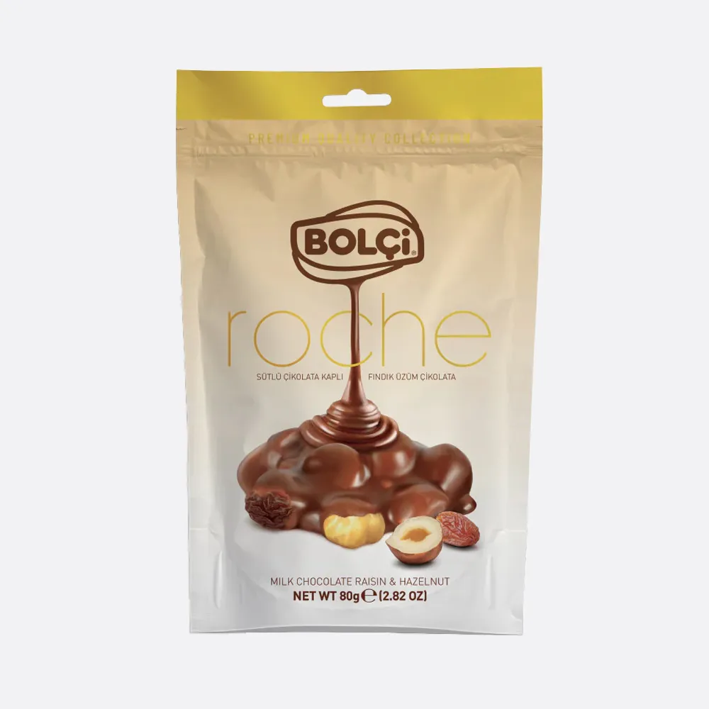 Bolci Roche Raisin & Hazelnut Milk Chocolate Covered