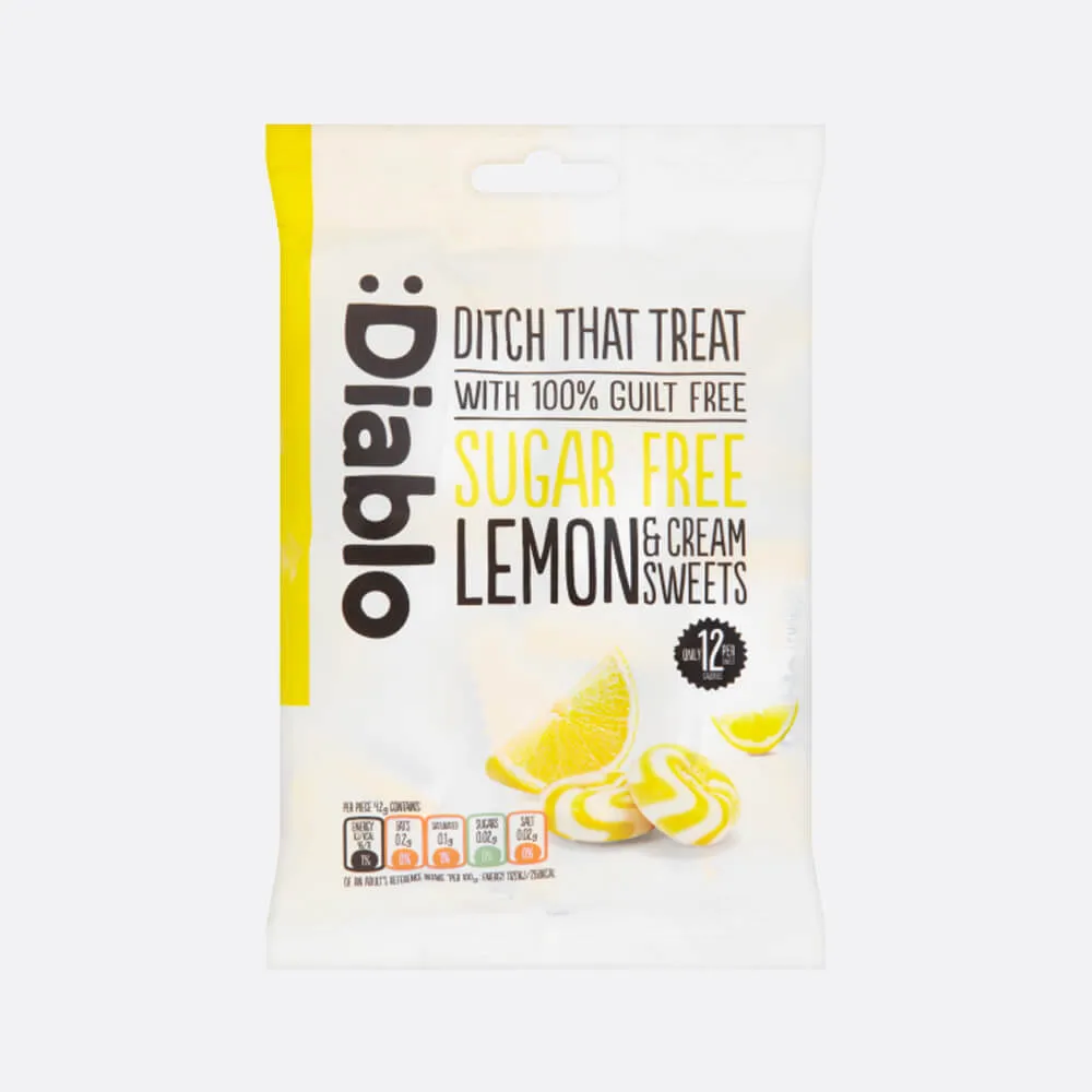 Diablo Sugar Free Lemon & Cream Sweets