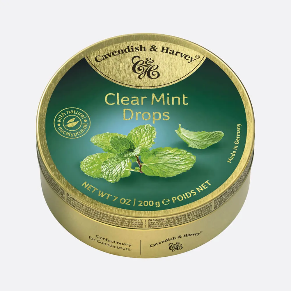 Cavendish & Harvey Clear Mint Drops