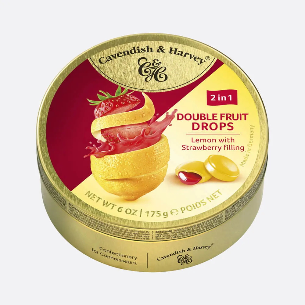 Cavendish & Harvey 2 in 1 Double Fruit Drops