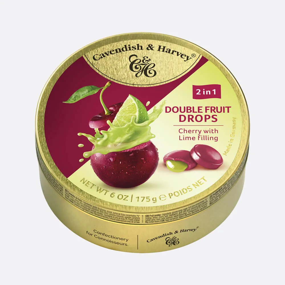 Cavendish & Harvey 2 in 1 Double Fruit Drops