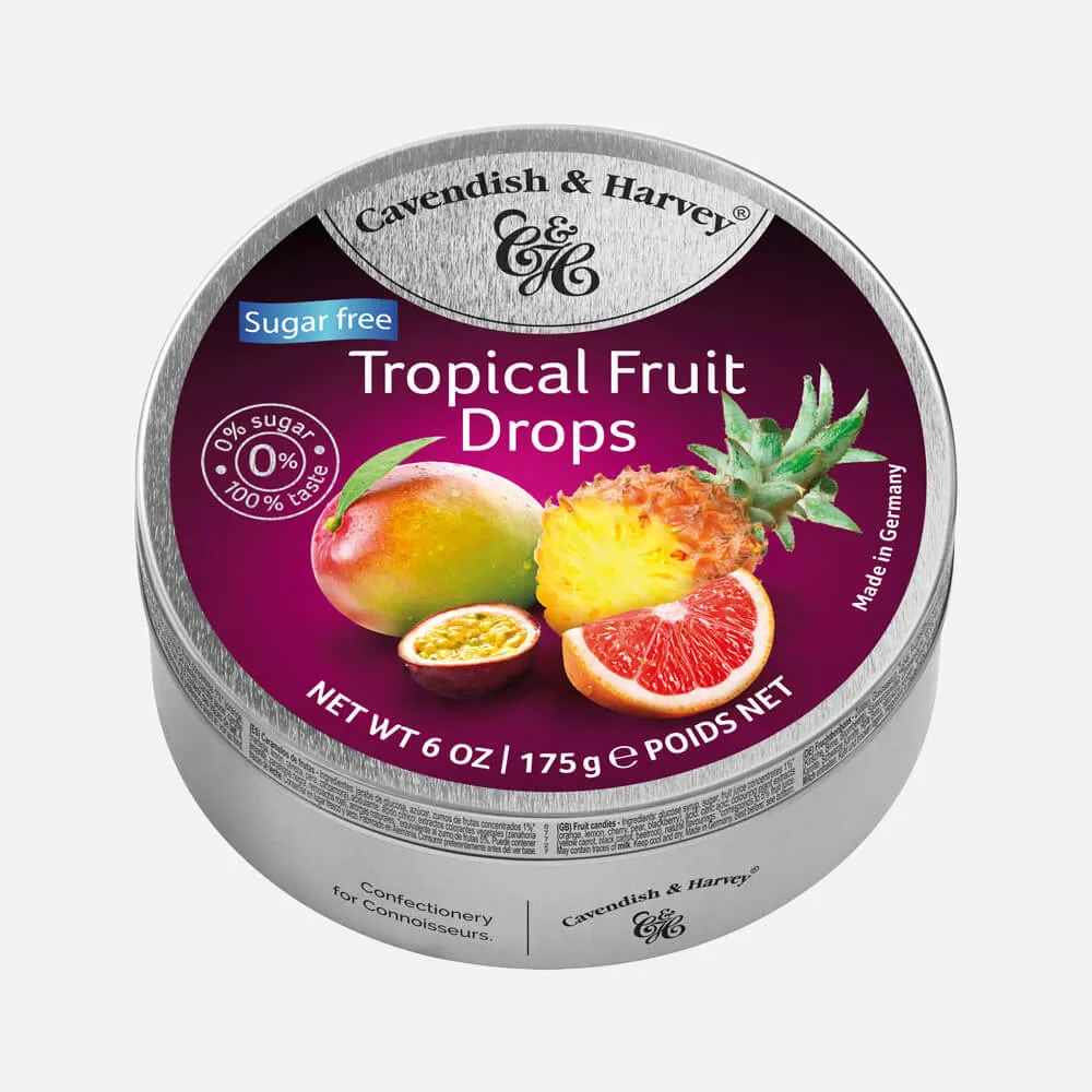 Cavendish & Harvey Sugar Free Tropical Fruit Drops