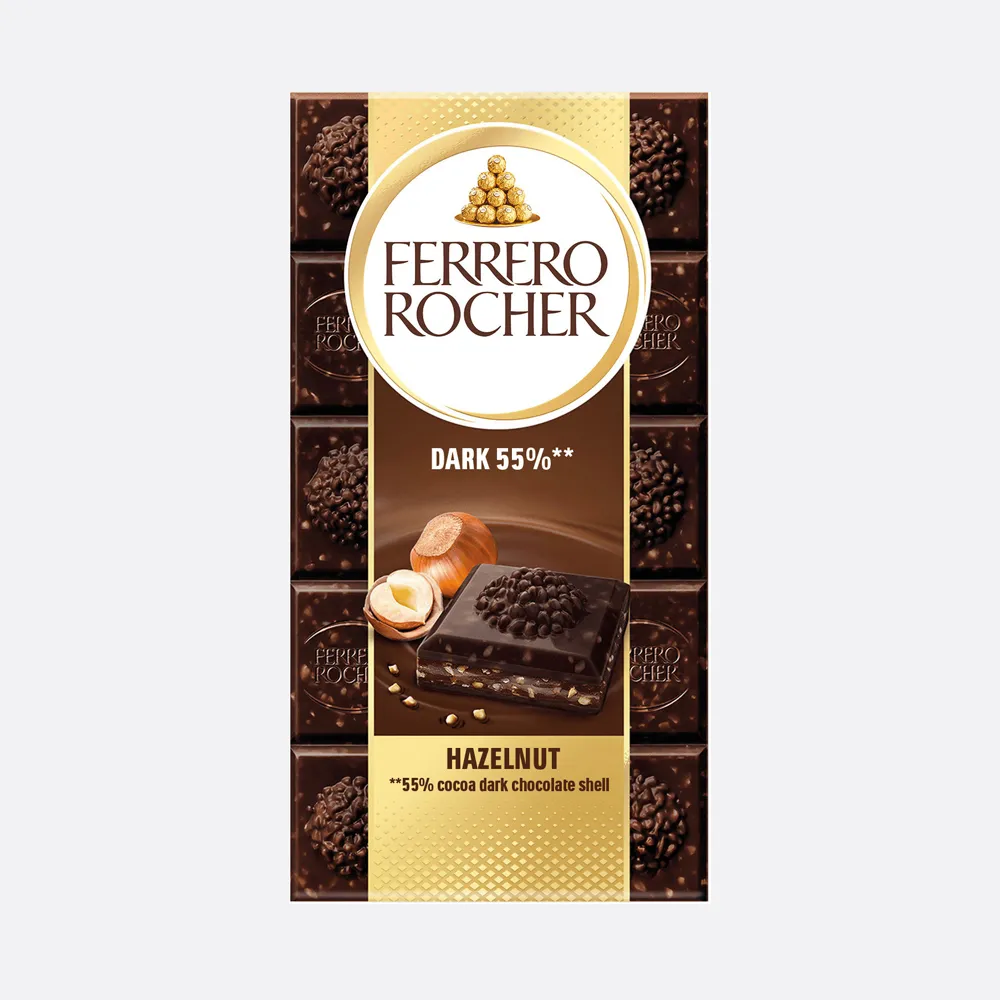 Ferrero Rocher Hazelnut Dark 55% Bar