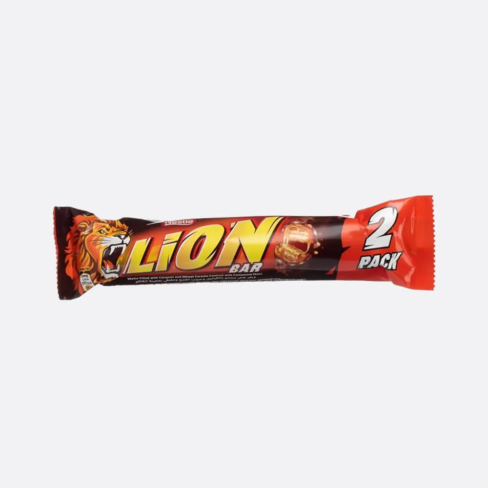 Pack of 2 Nestle Lion Extra Crunchy Chocolate