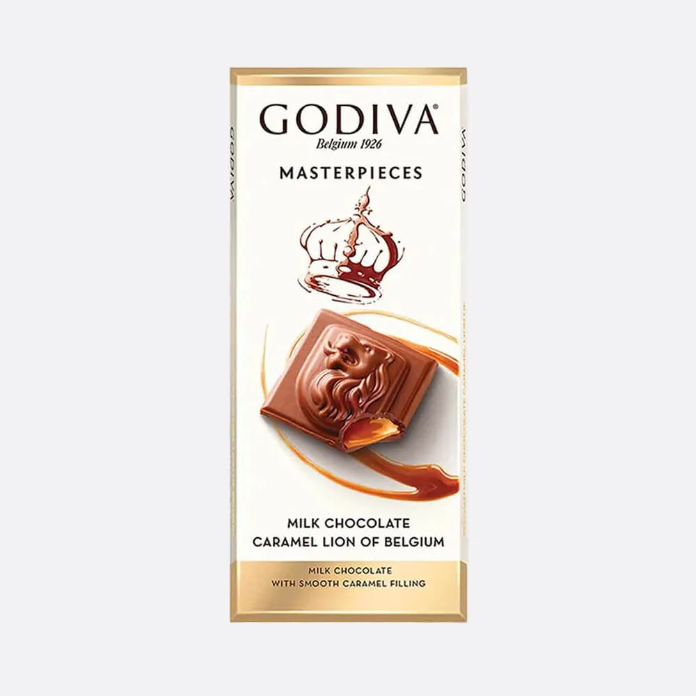 Godiva Master Pieces Milk Chocolate Caramel Lion of Belgium