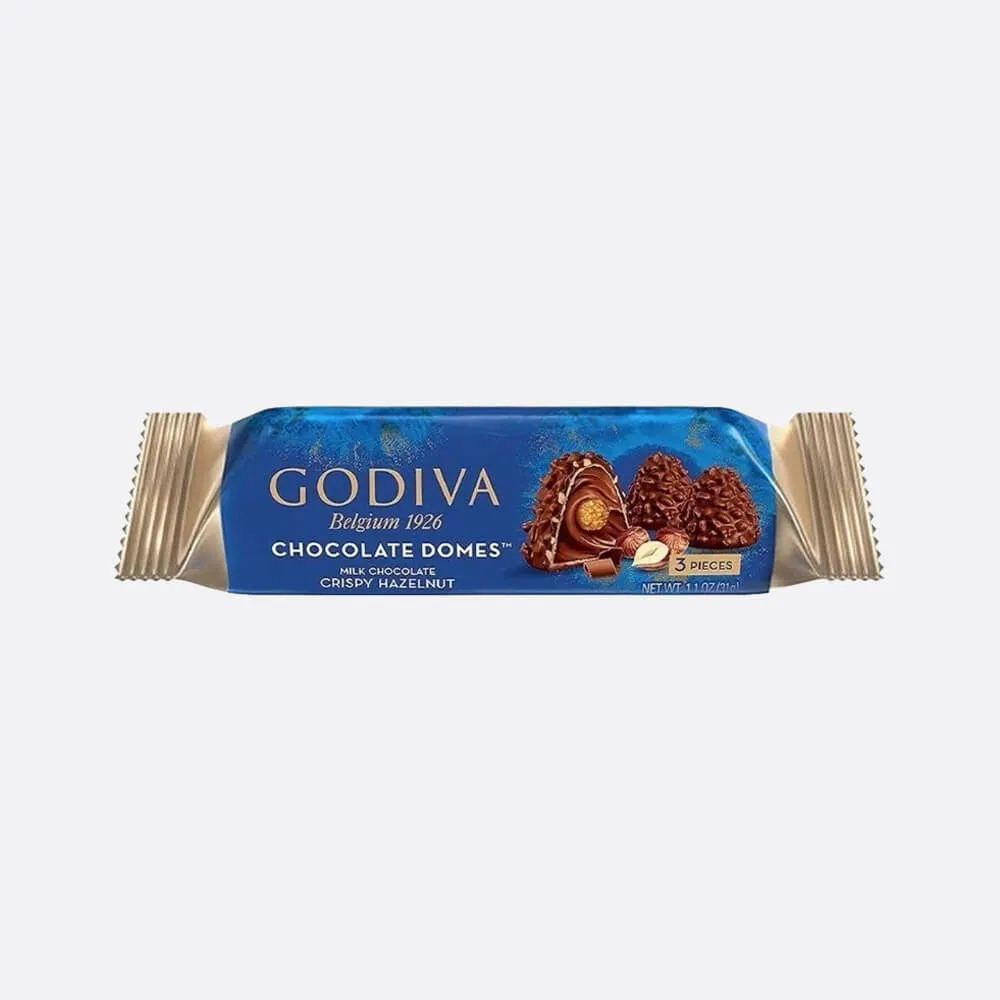 Godiva Chocolate Domes Crispy Hazelnut