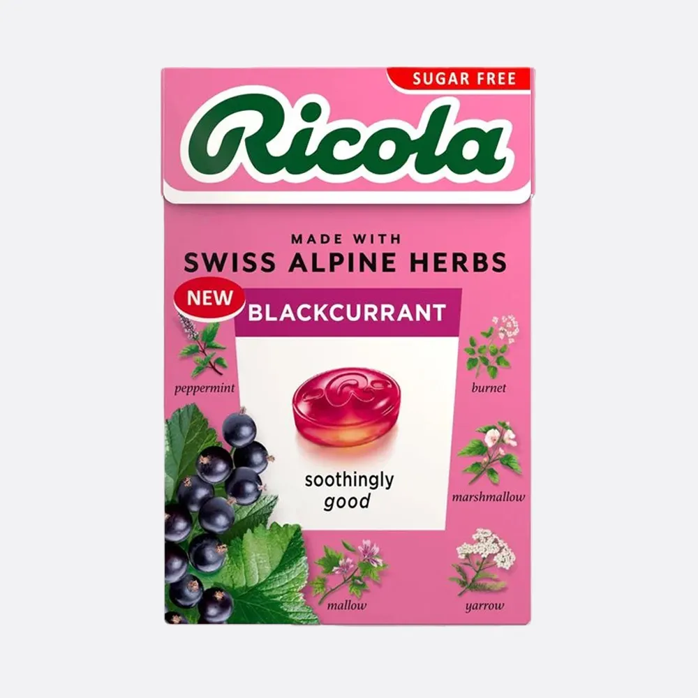 Ricola Blackcurrant Sugarfree