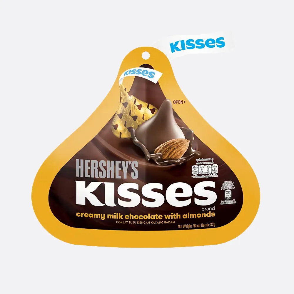 Hershey's Kisses Milk Chocolate With Almonds