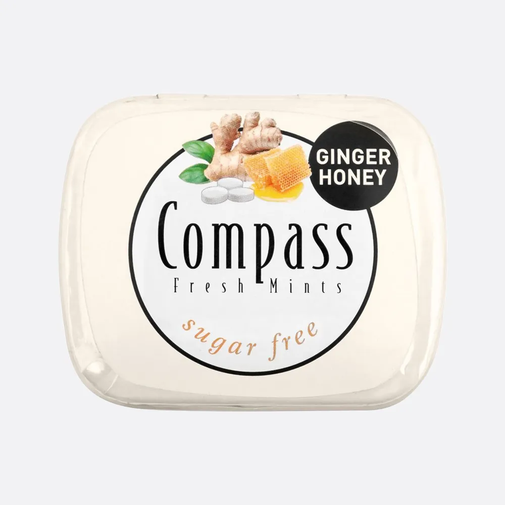 Compass Fresh Mints Ginger Honey