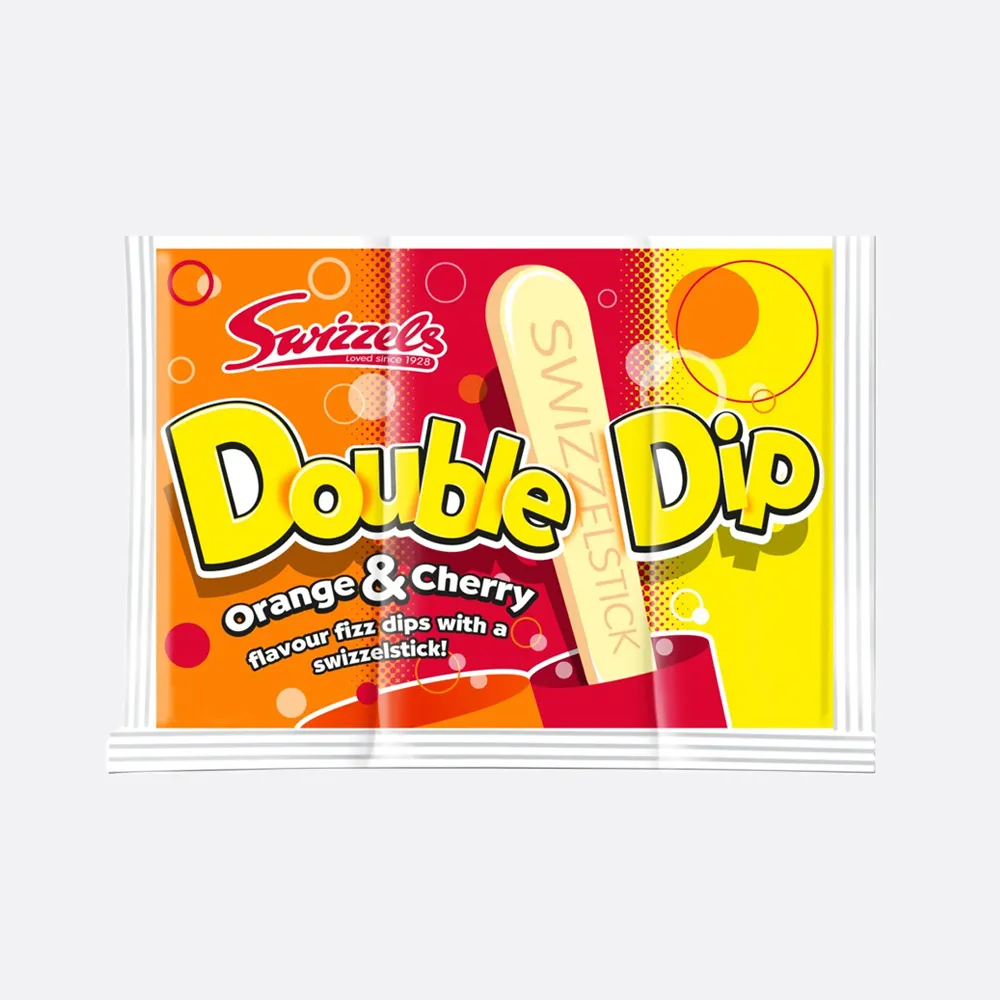 Swizzels Double Dip Orange & Cherry