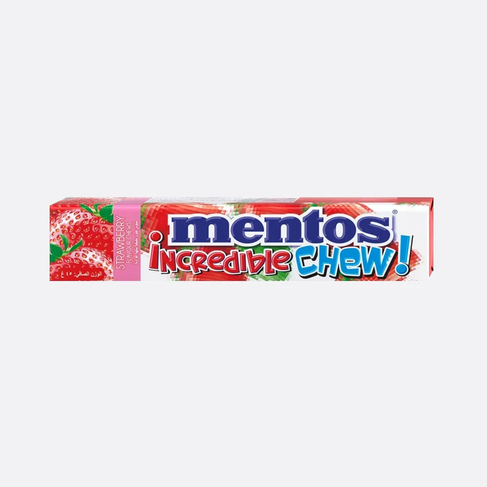 Mentos Incredible Chew Strawberry