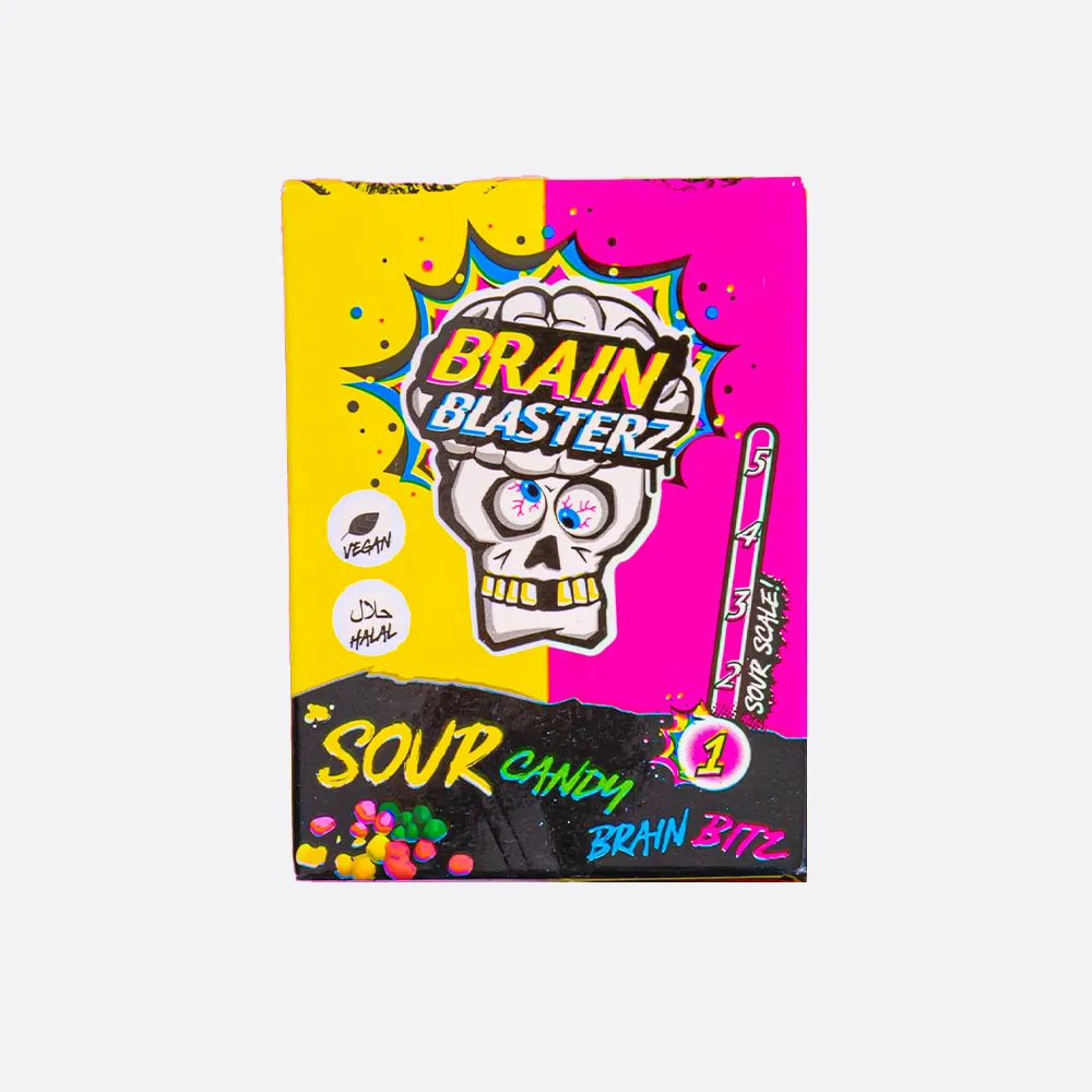 Brain Blasterz Sour Candy Lemon & Raspberry