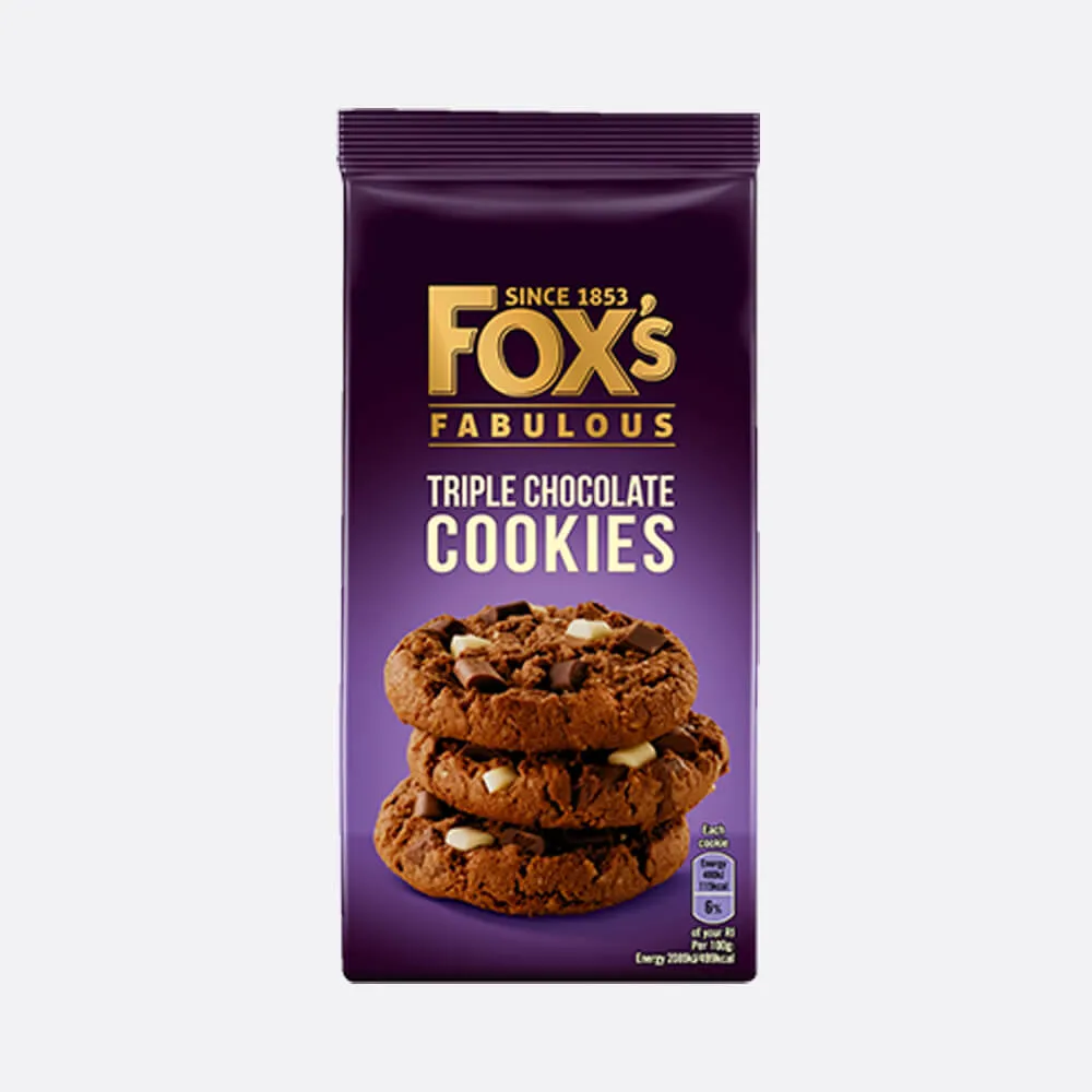 Fox's Fabulous Triple Chocolate Cookies