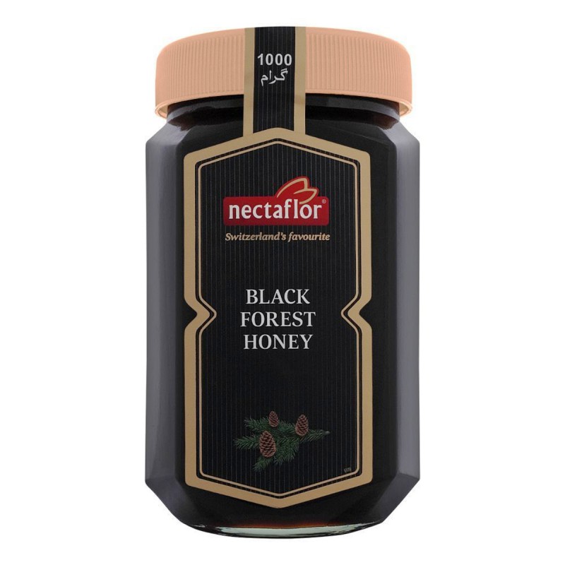 Nectaflor Switzerland's Favourite Natural Black Forest Honey Glass Jar 1000g