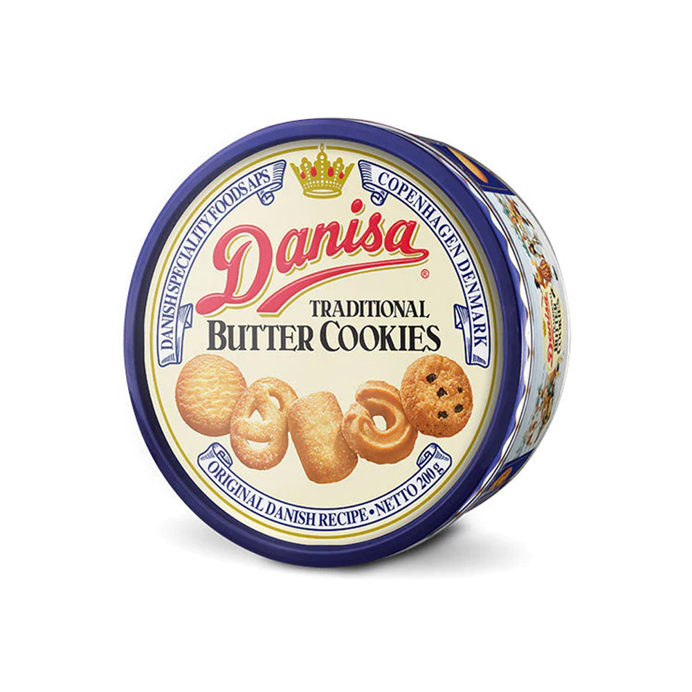 Danisa Traditional Butter Cookies 200Gm Tin Pack