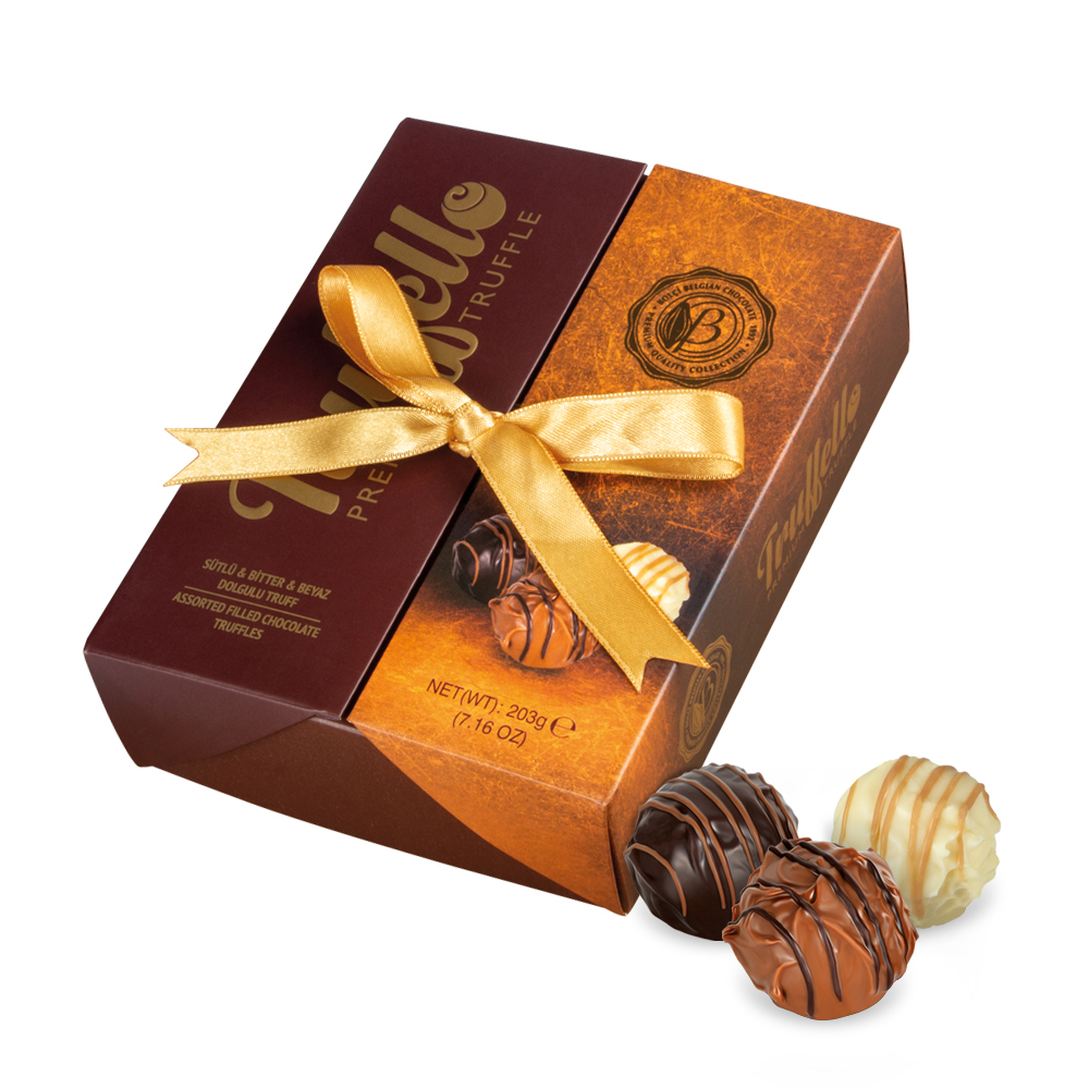 Bolci Truffello Premium Truffle Assorted Filled Chocolate Truffles Box
