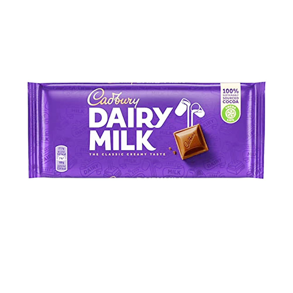 Cadbury Dairy Milk The Classic Creamy Taste 110Gm Bar