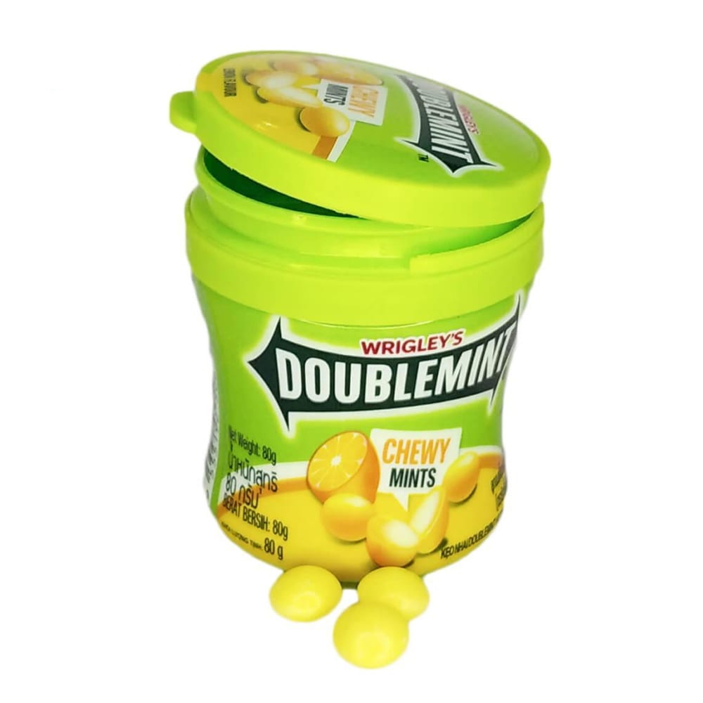 Wrigley's Doublemint Chewy Mints Lemon Flavour 80Gm