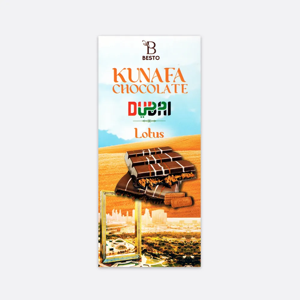 Besto Dubai Kunafa Chocolate Lotus