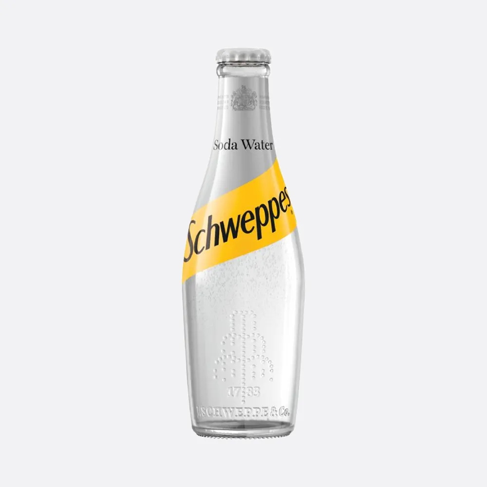 Schweppes Soda Water Bottle