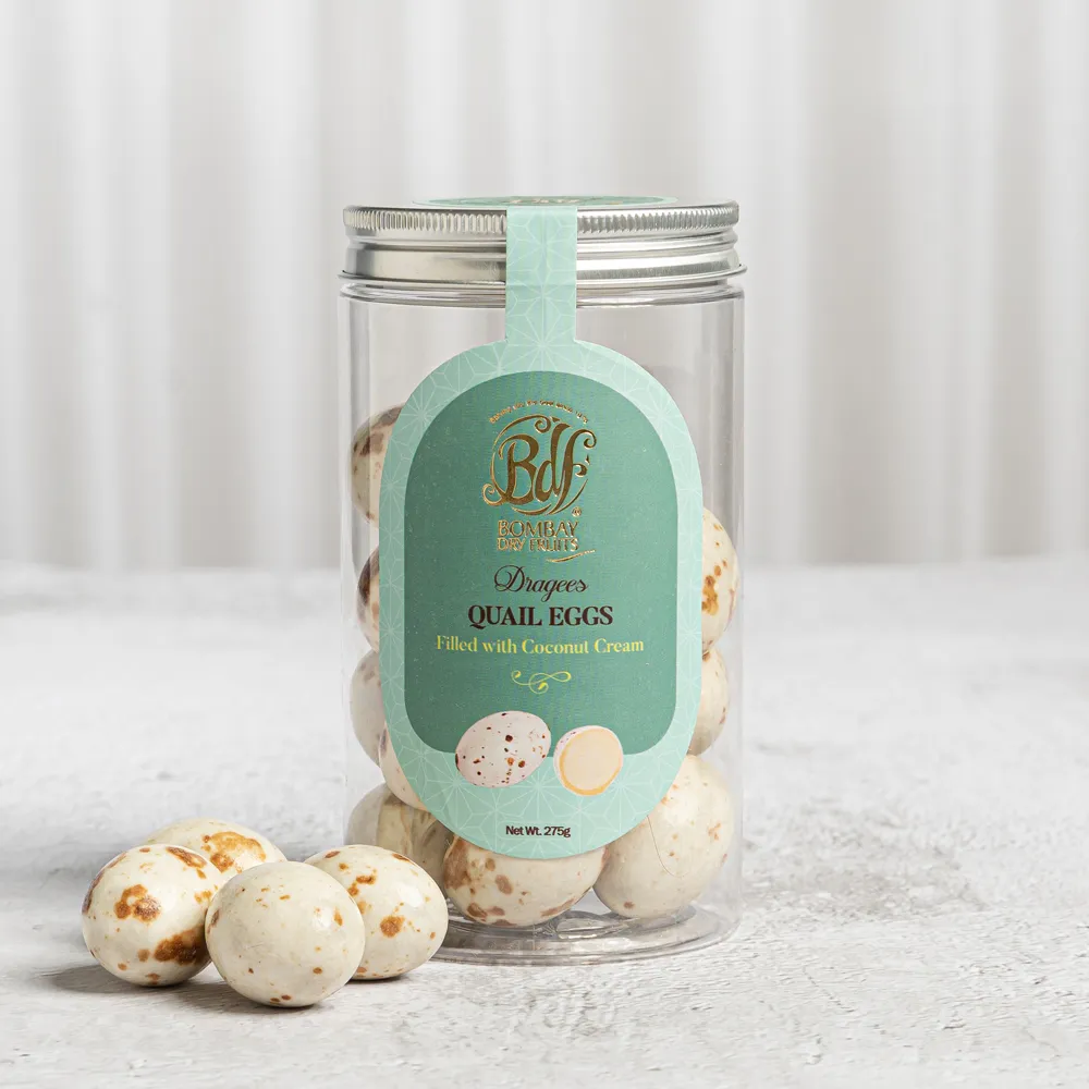 Dragees Quail Eggs Filled With Coconut Cream