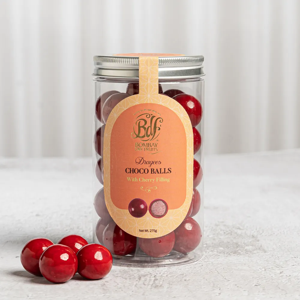 Dragees Choco Balls With Cherry Filling