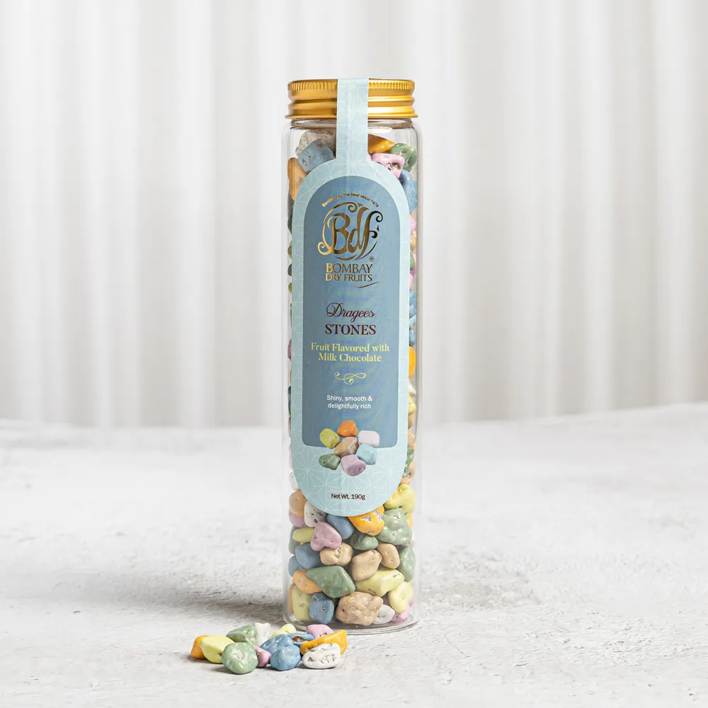 Dragees Stones Fruit Flavored With Milk Chocolate