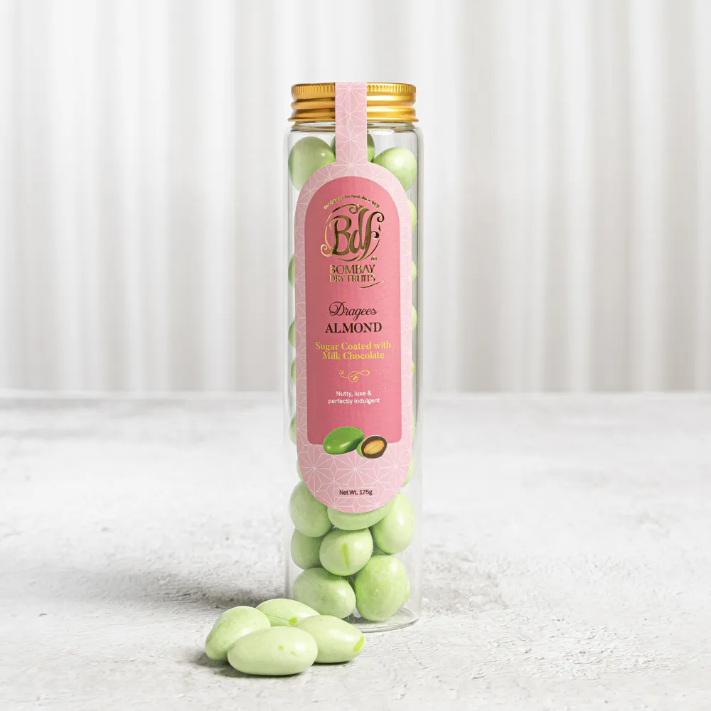 Dragees Almond Sugar Coated With Milk Chocolate