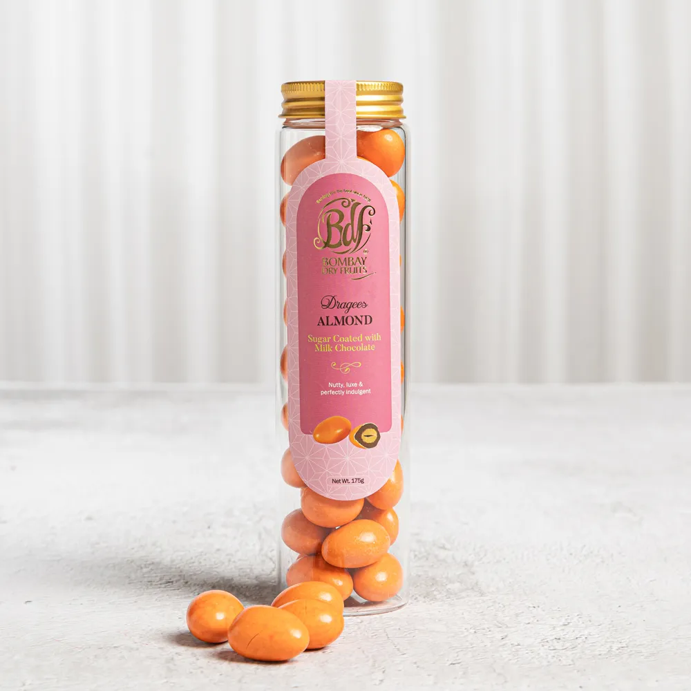 Dragees Almond Sugar Coated With Milk Chocolate