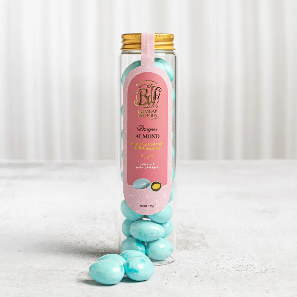 Dragees Almond Sugar Coated With Milk Chocolate