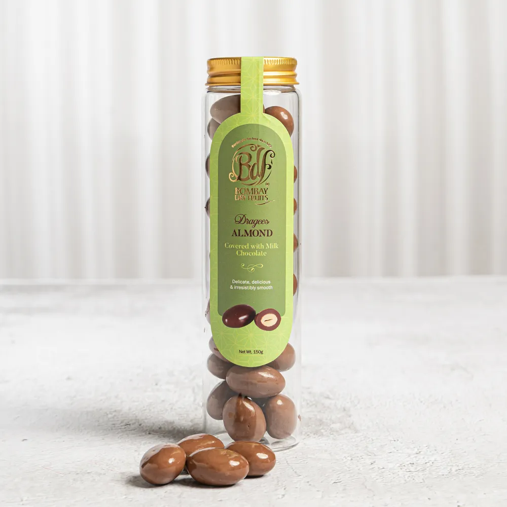 Dragees Almond Covered With Milk Chocolate