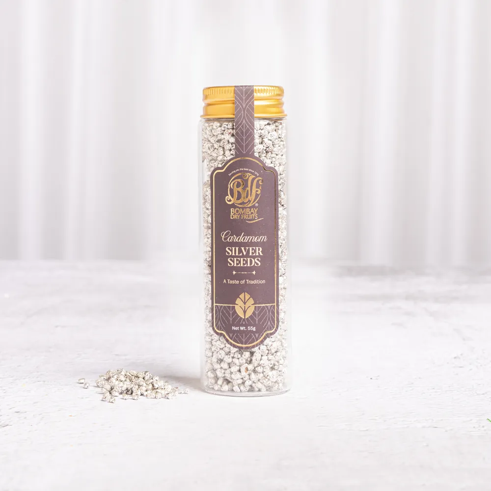 Silver Coated Cardamom Seeds