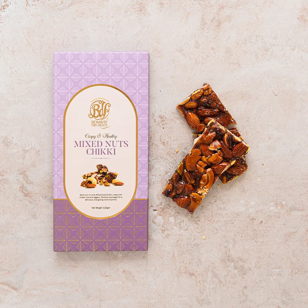 Premium Mixed Nuts Chikki Bar