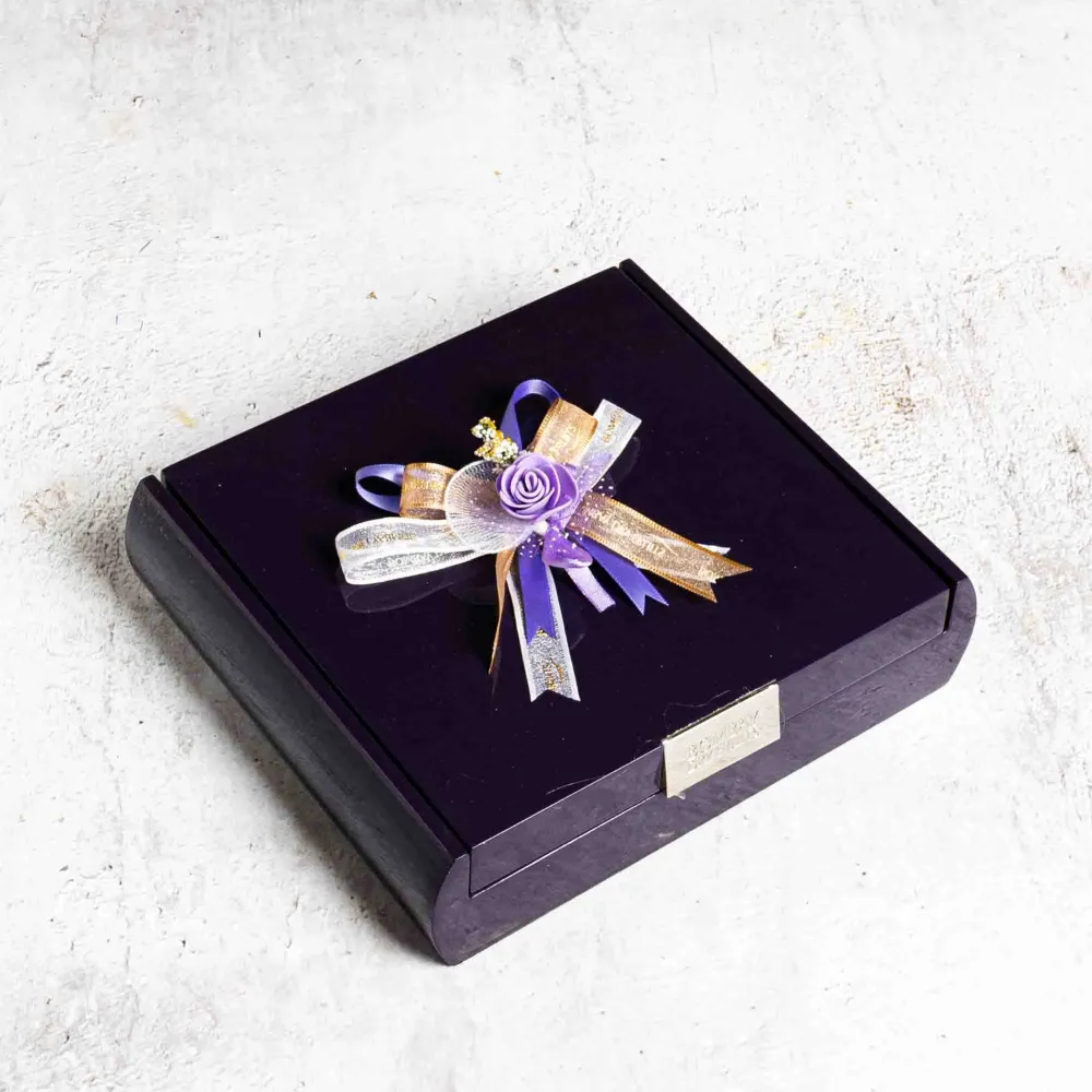 Grand Prestige Dates Box (Plain) - 18Pcs - Pruple